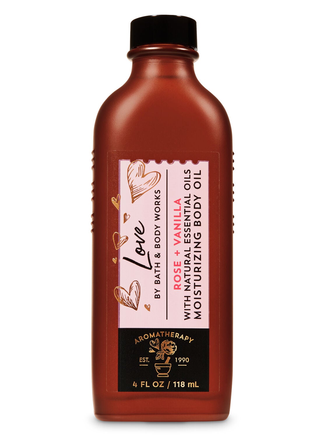 Aromatherapy Rose Vanilla Moisturizing Body Oil - Bath And Body Works