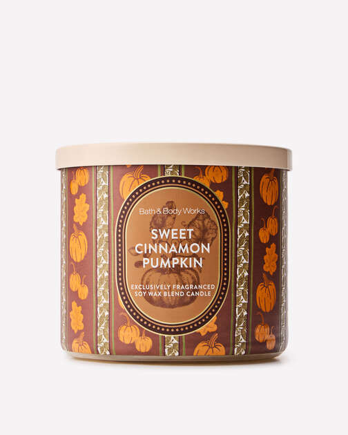 Sweet Cinnamon Pumpkin 3-Wick Candle