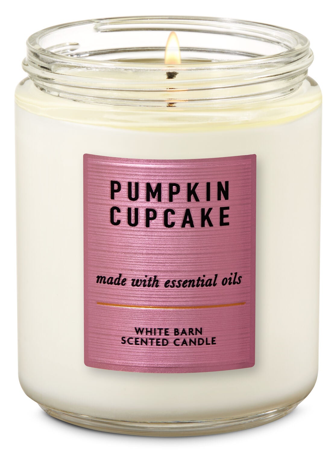 Pumpkin Cupcake Single Wick Candle - Bath And Body Works