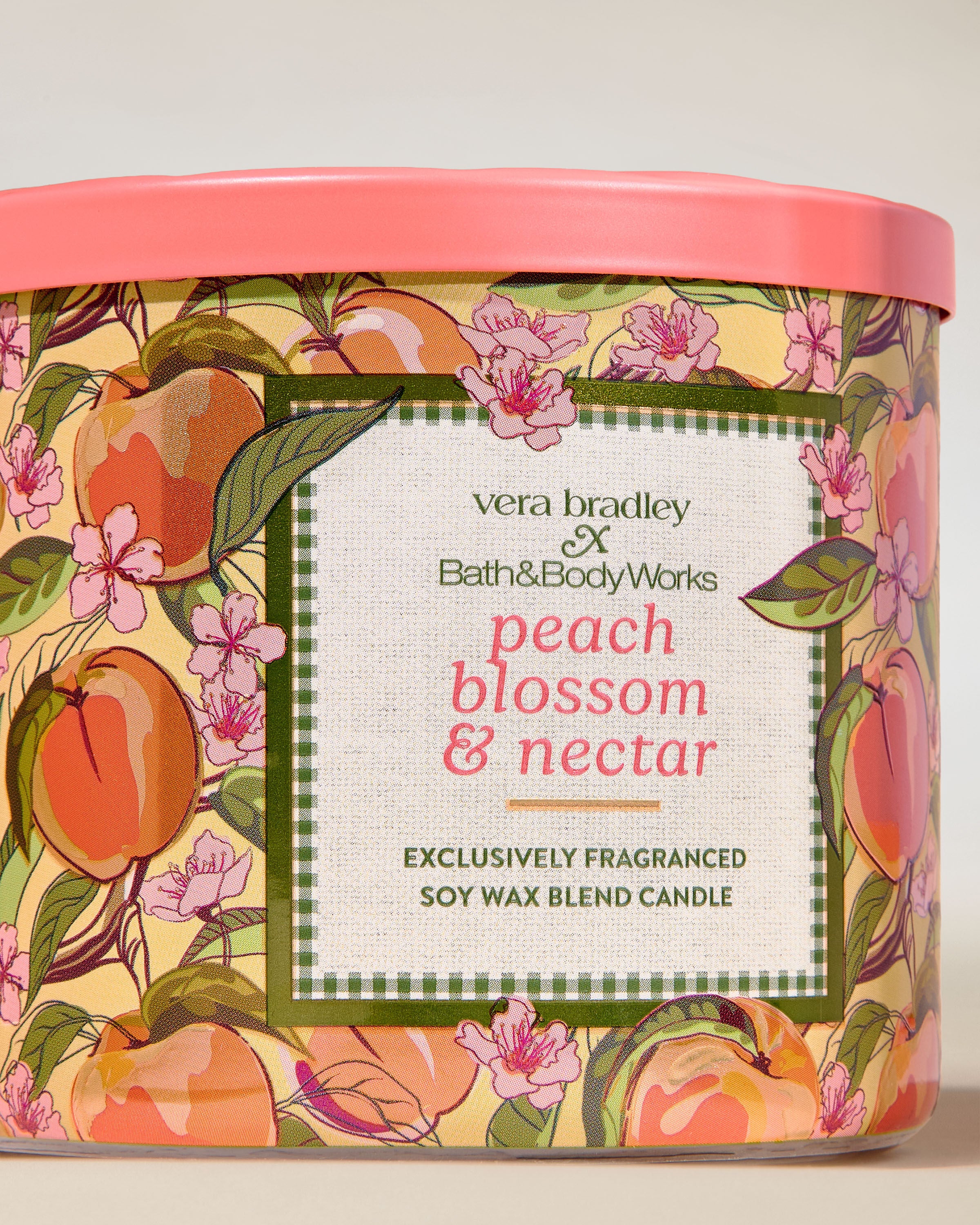 Peach Blossom & Nectar 3-Wick Candle | Bath & Body Works