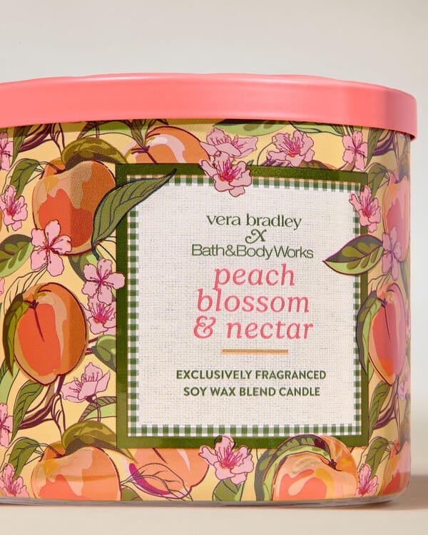 Peach Blossom & Nectar 3-Wick Candle