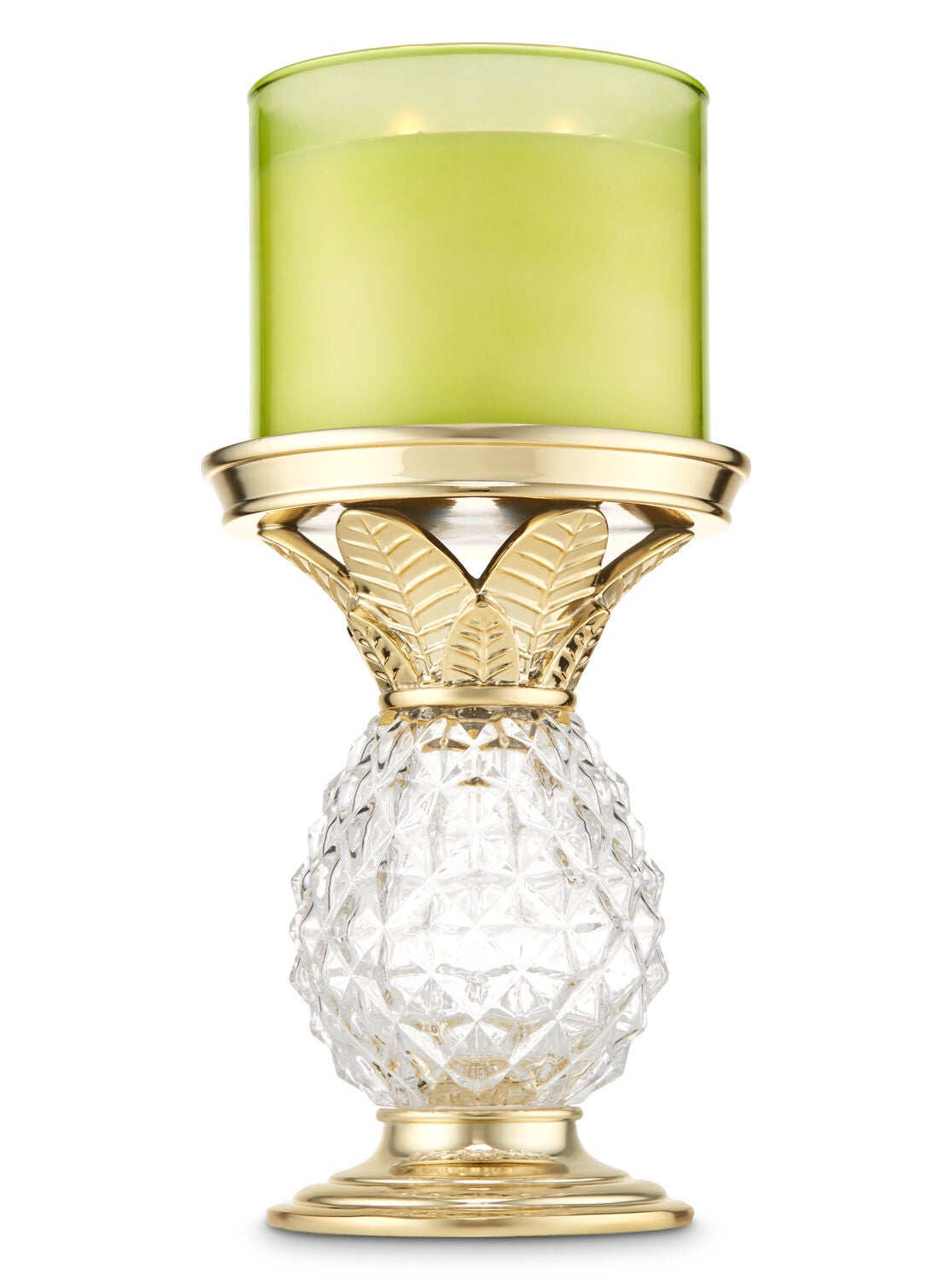 candle pineapple holder wick pedestal holders glass bath works body bathandbodyworks visit