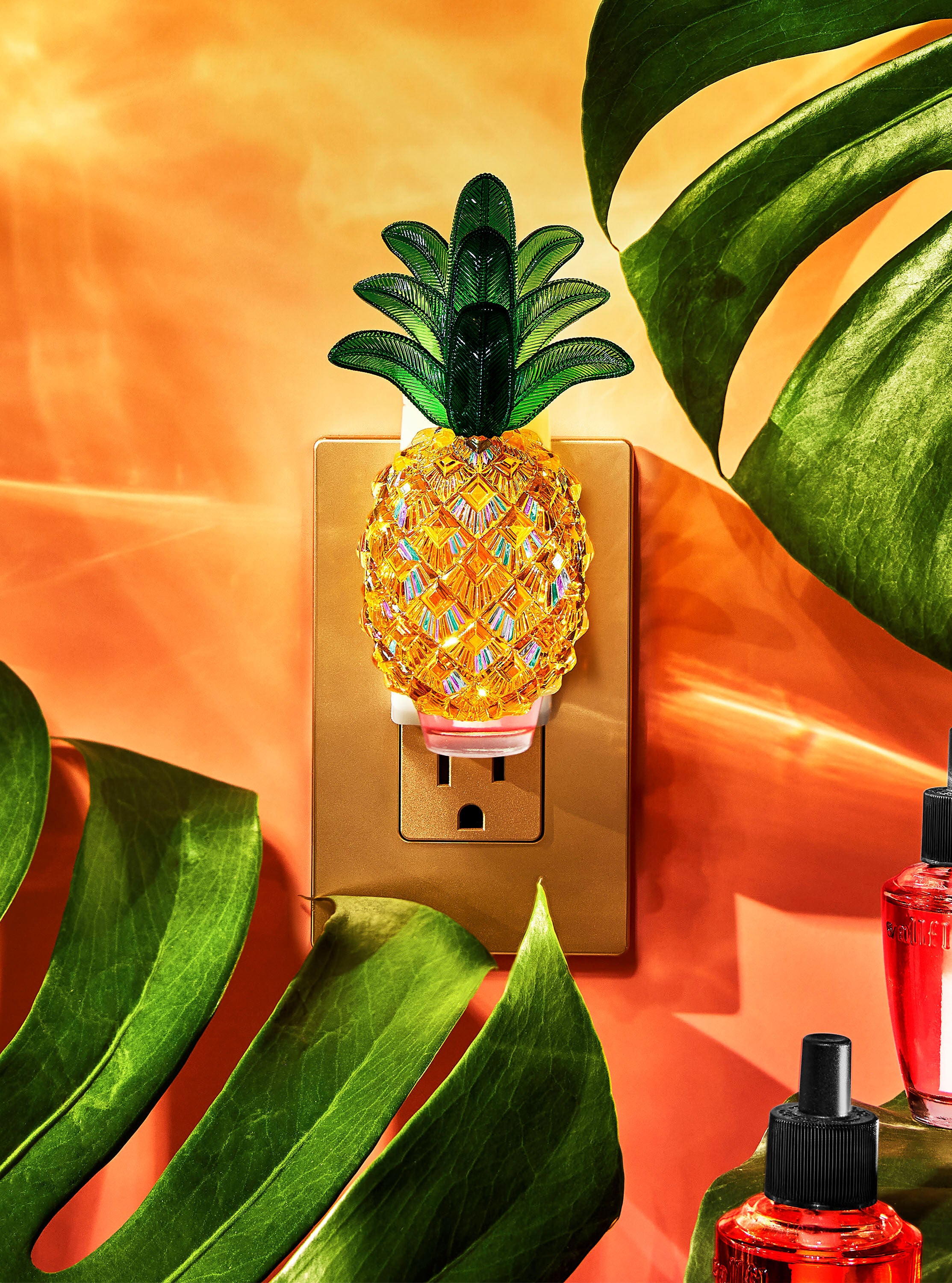 Pineapple Adjustable Wallflowers Scent Control&trade; Nightlight Fragrance Plug