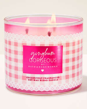 Gingham Gorgeous 3-Wick Candle