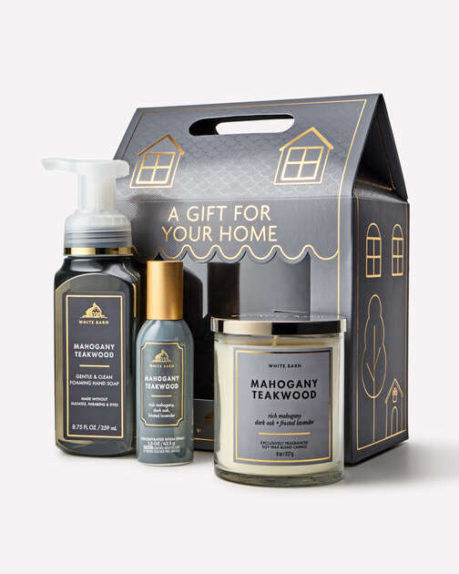 Mahogany Teakwood Gift Set