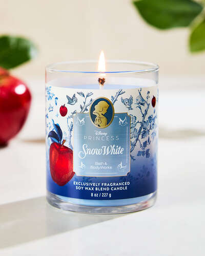 Snow White Single Wick Candle