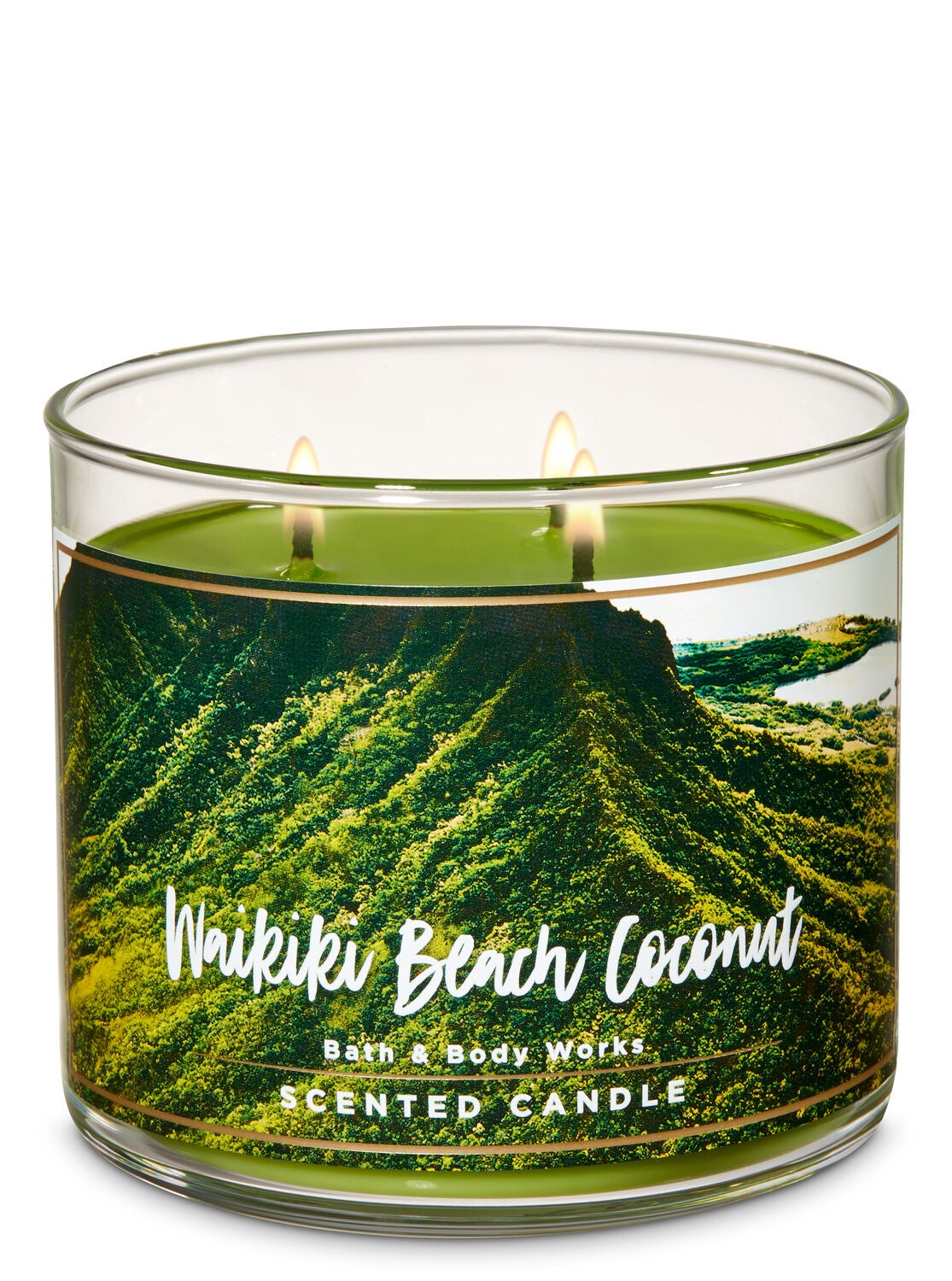 Waikiki Beach Coconut 3-Wick Candle - Bath And Body Works