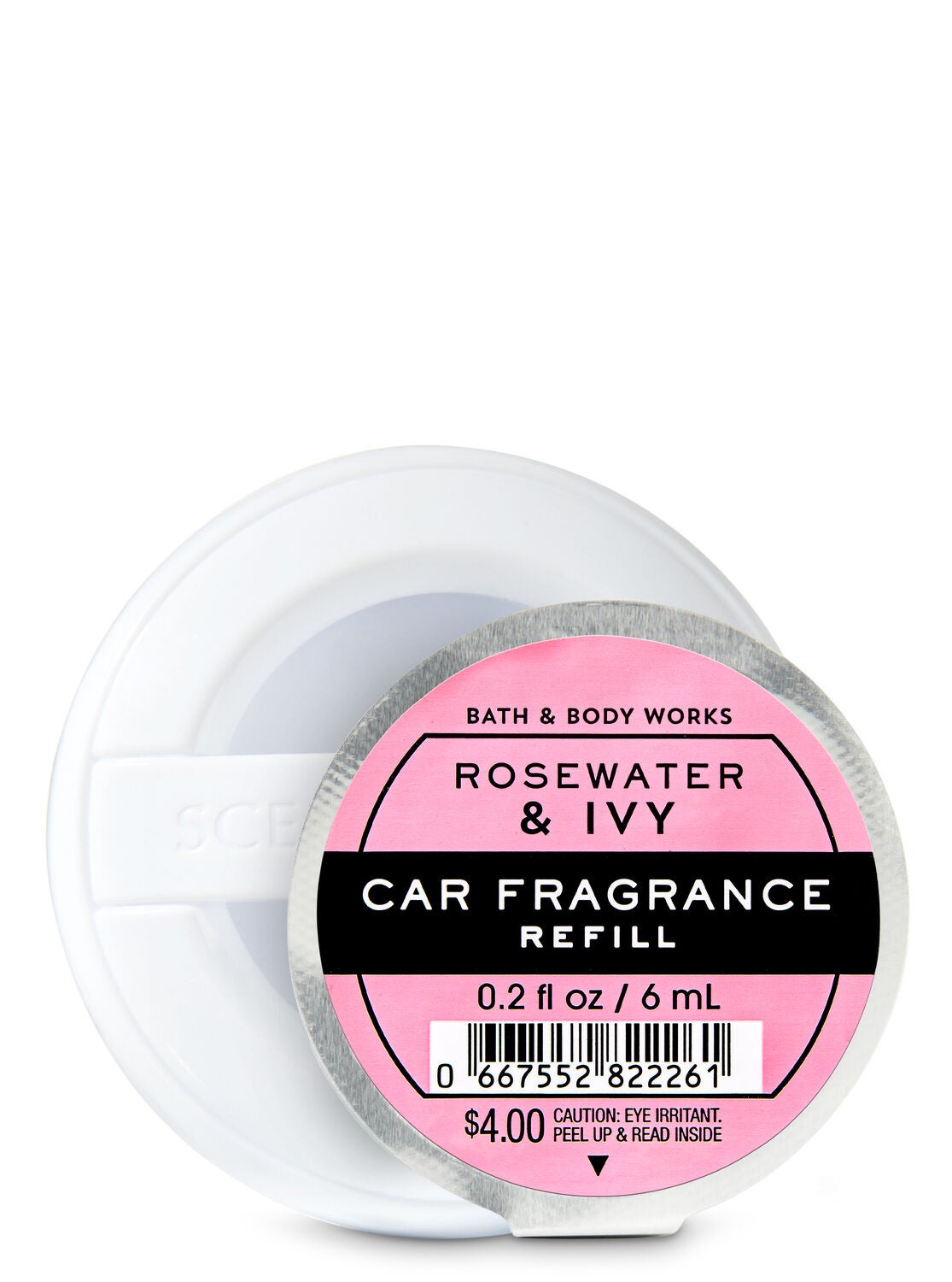 Rose Water & Ivy Car Fragrance Refill - Bath And Body Works