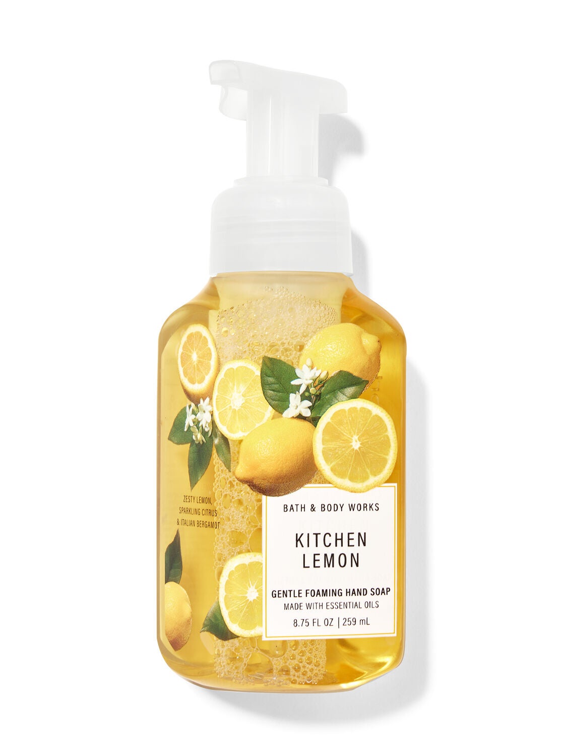 Kitchen Lemon Gentle Foaming Hand Soap Bath Body Works