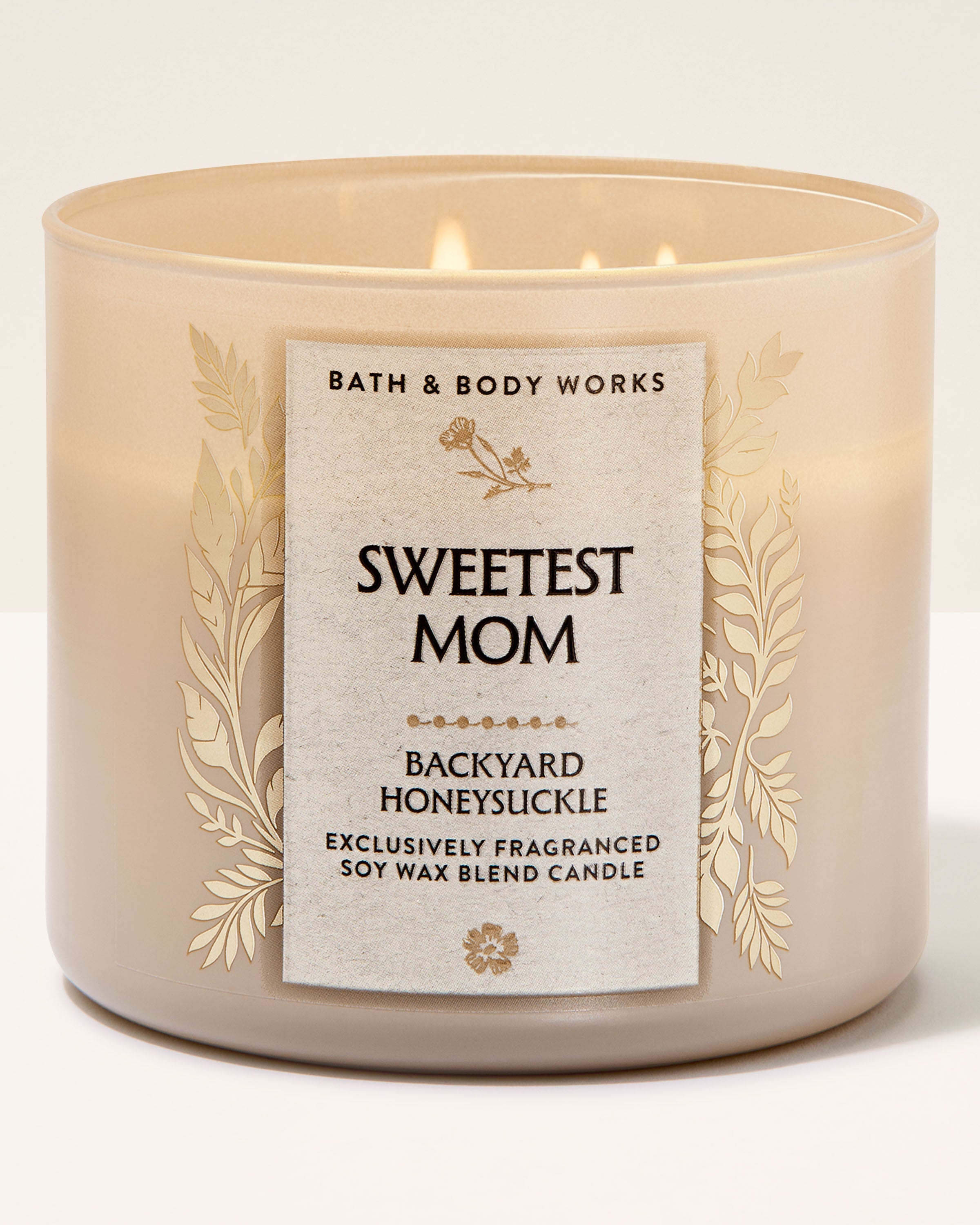 専用 Bath & Body Works Mist Candle Backyard Honeysuckle 3-Wick Candle | Bath & Body Works