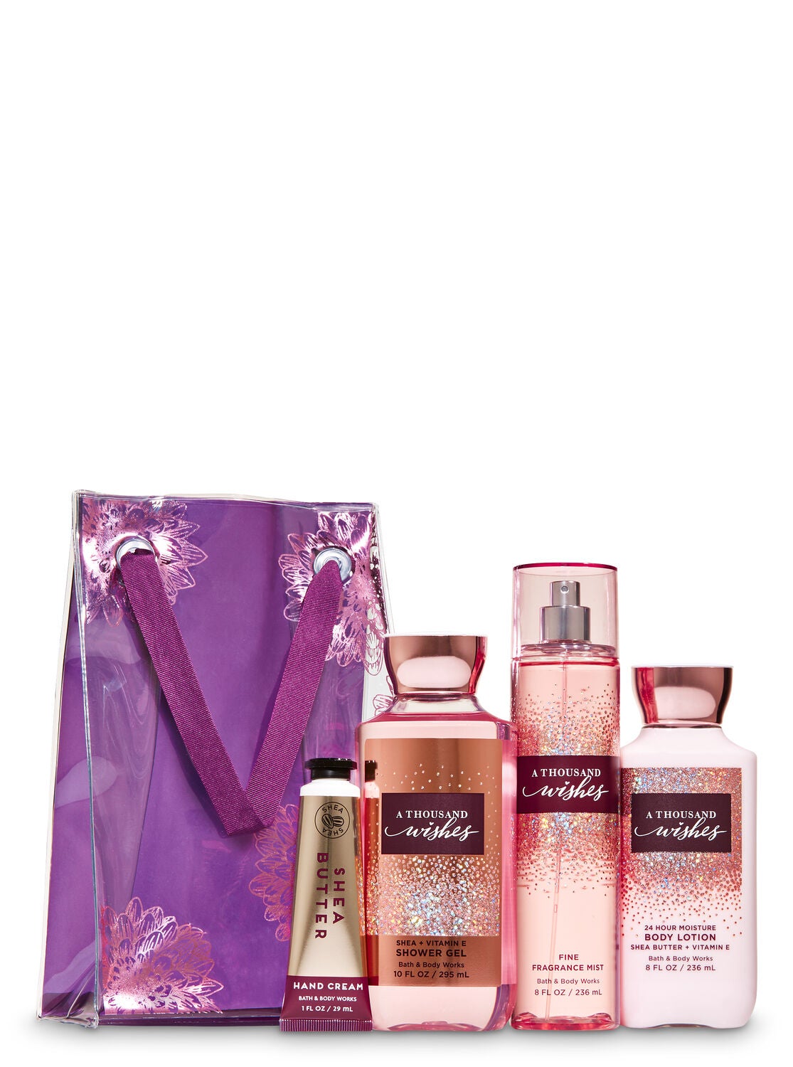 A Thousand Wishes Gift Bag Set Bath Body Works
