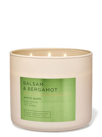 Balsam &amp; Bergamot 3-Wick Candle