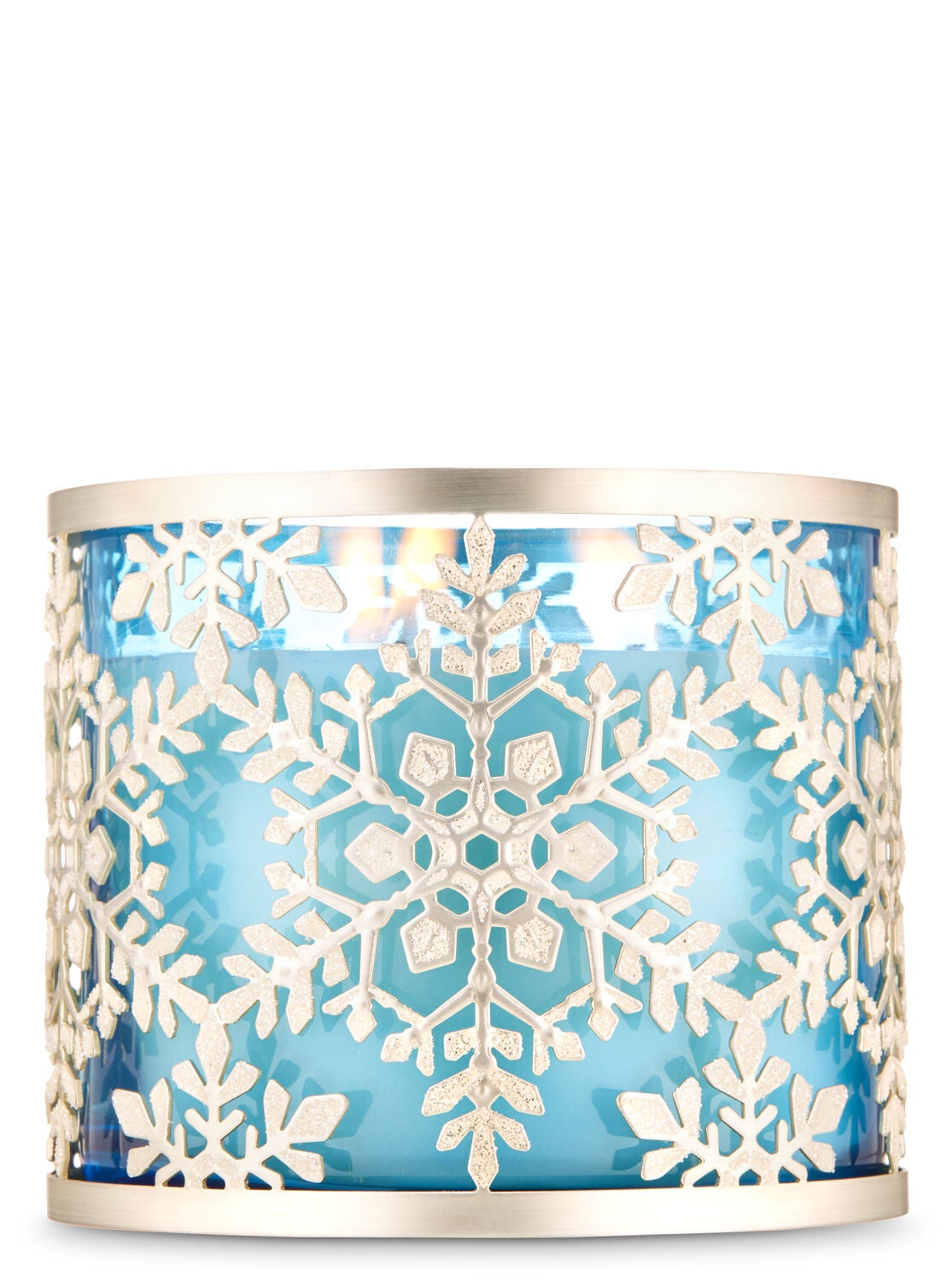 Sparkly Snowflake 3-Wick Candle Holder - Bath And Body Works