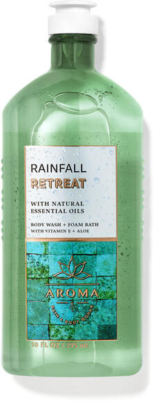 Rainfall Retreat: Cucumber Cedarwood Body Wash and Foam Bath