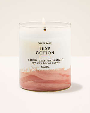 Luxe Cotton Single Wick Candle