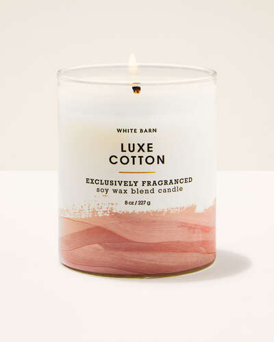 Luxe Cotton Single Wick Candle