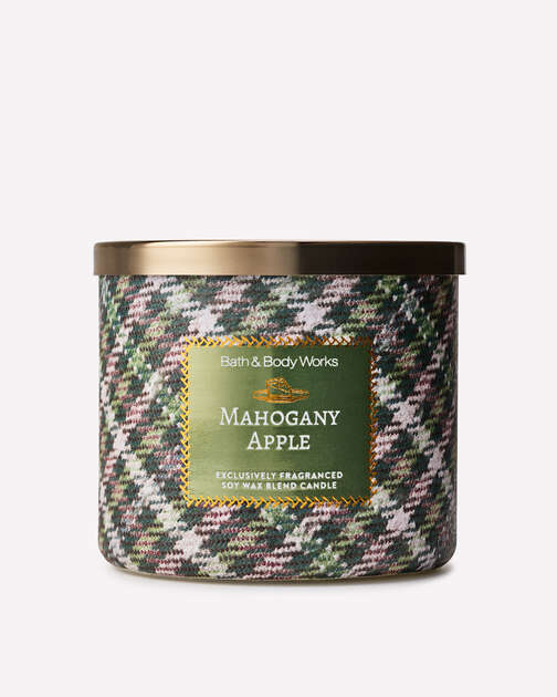 Mahogany Apple 3-Wick Candle