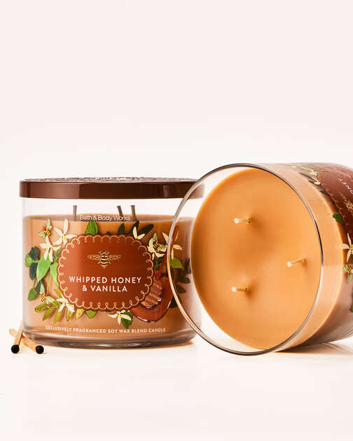 Whipped Honey & Vanilla 3-Wick Candle