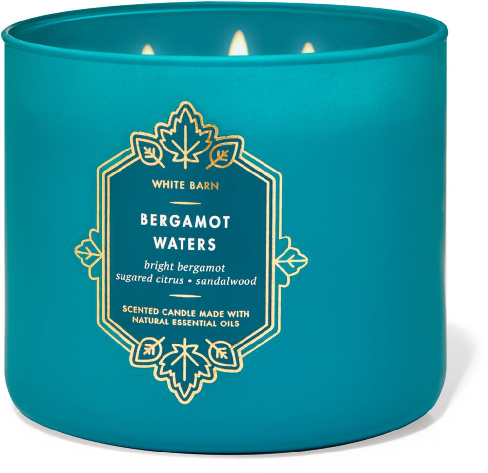 1 Bath & Body Works MERCI BEAUCOUP Capri Citron Large 3-Wick Candle 14.5 oz 