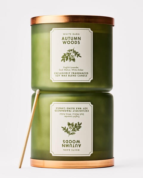 Autumn Woods 3-Wick Candle