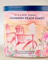 Strawberry Peach Sunset 3-Wick Candle