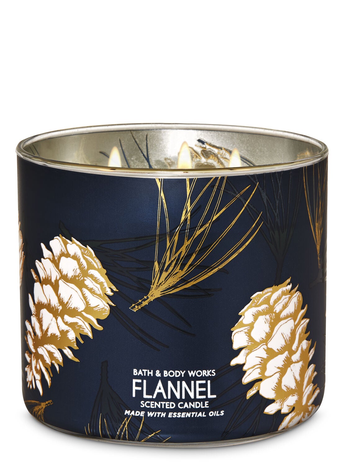 Flannel 3-Wick Candle - Bath And Body Works