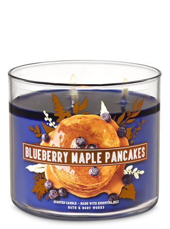Blueberry Maple Pancakes 3-wick candle
