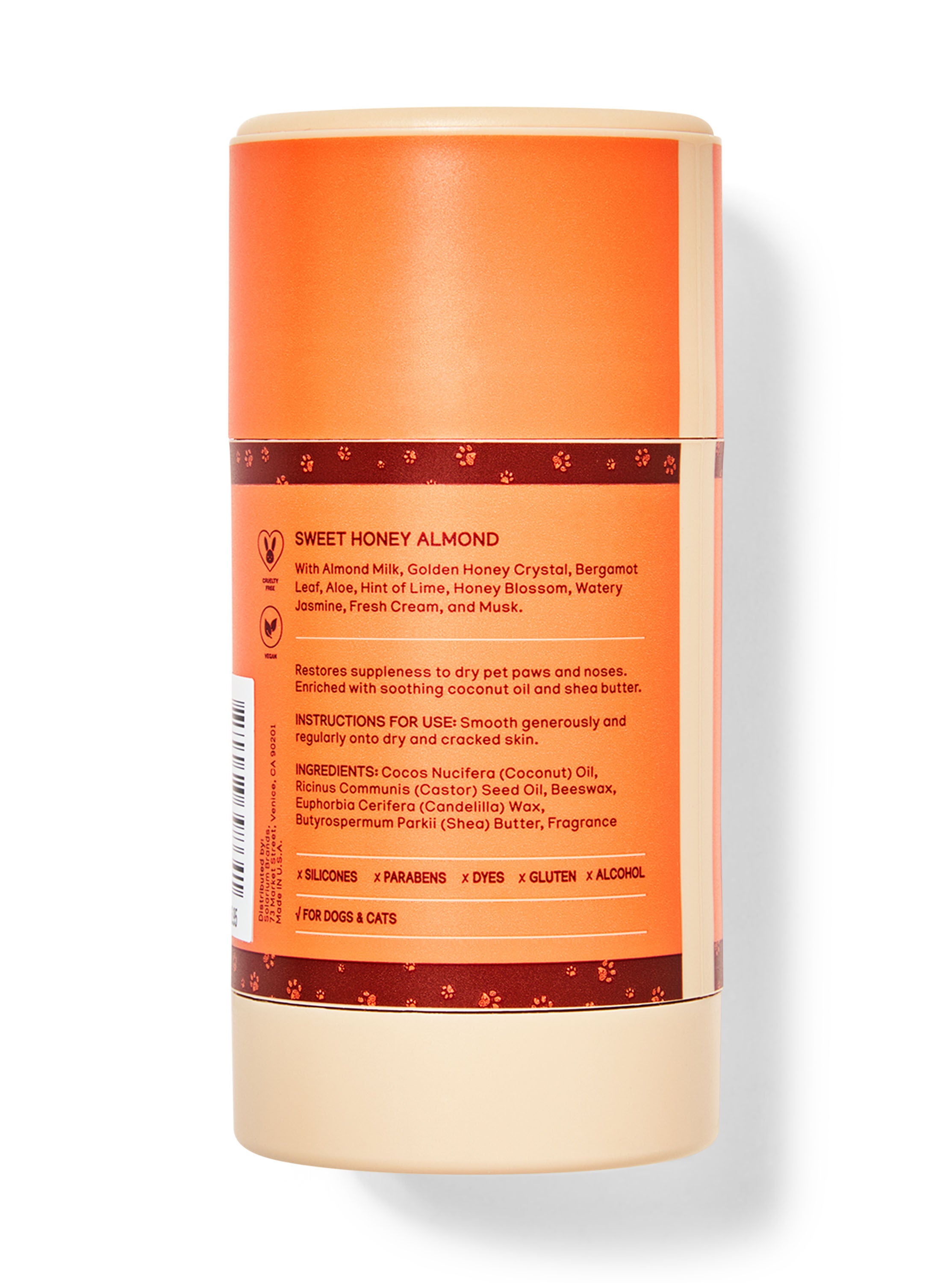 Sweet Honey Almond Pet Nose & Paw Balm