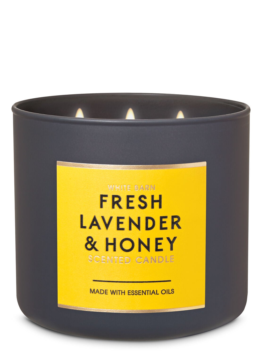Fresh Lavender & Honey 3-Wick Candle - Bath And Body Works
