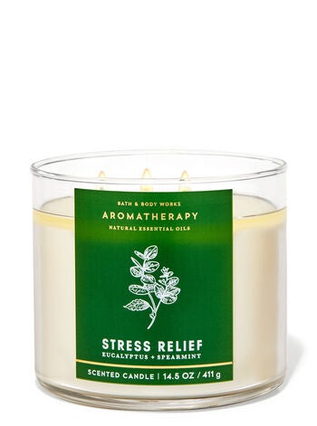 Eucalyptus Spearmint 3Wick Candle Aromatherapy Bath & Body Works