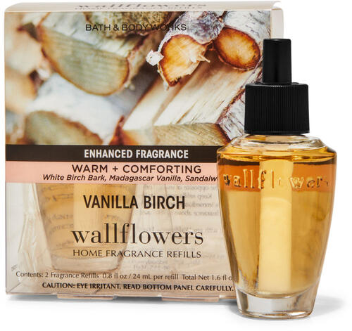 Vanilla Birch Wallflowers Fragrance Refills, 2-Pack