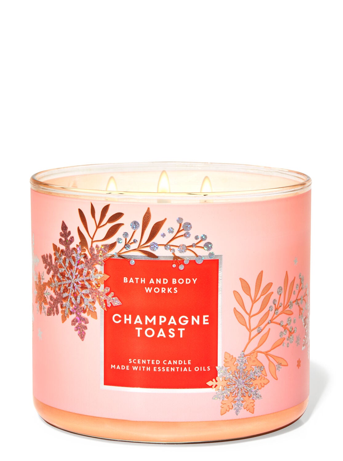 Champagne Toast 3 Wick Candle Bath Body Works