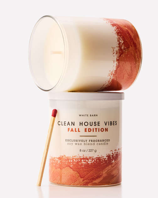Clean House Vibes Fall Edition Single Wick Candle
