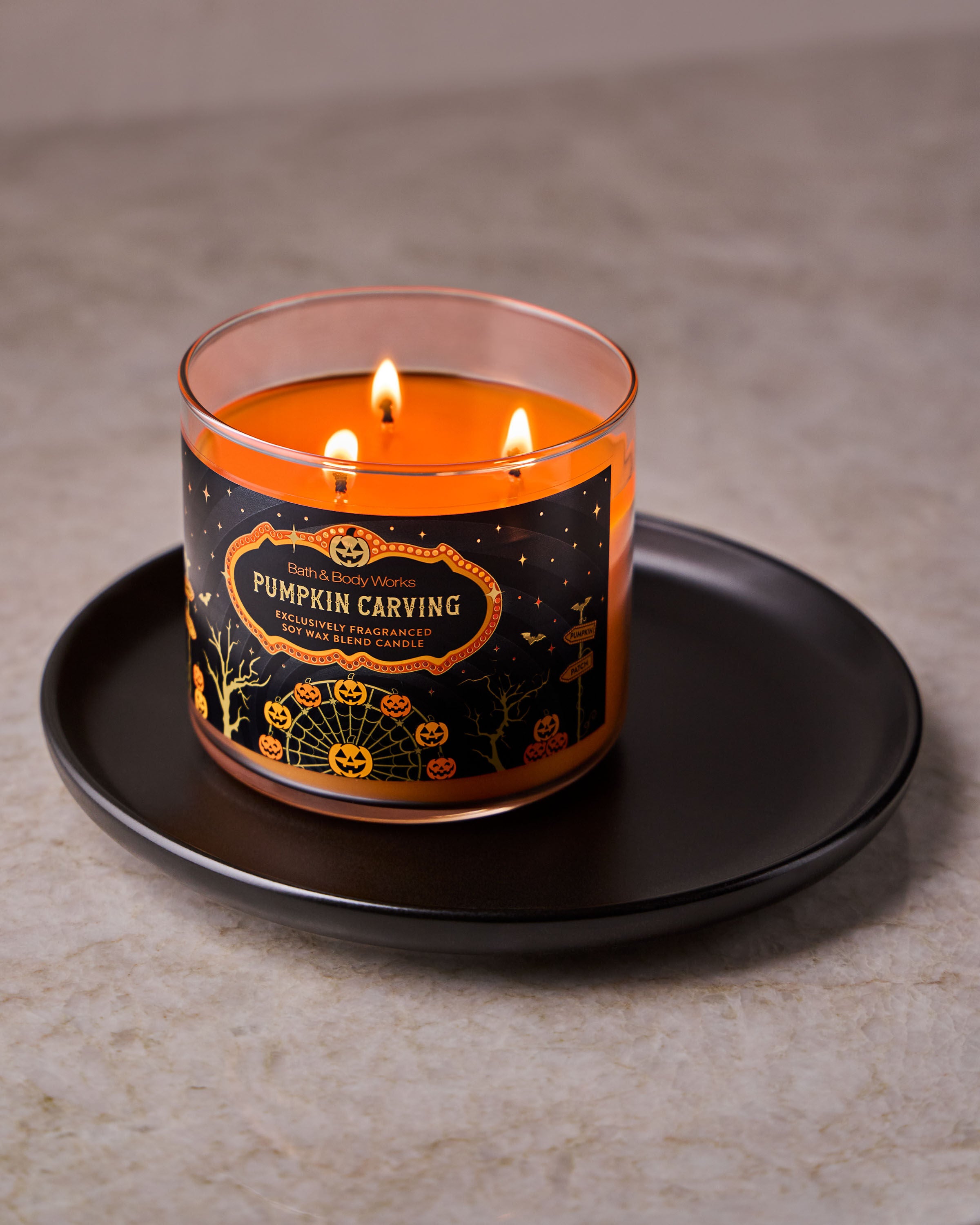 Pumpkin Carving 3-Wick Candle | Bath & Body Works