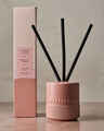 Dark Pink Reed Vessel