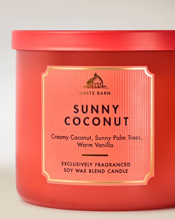 Sunny Coconut 3-Wick Candle