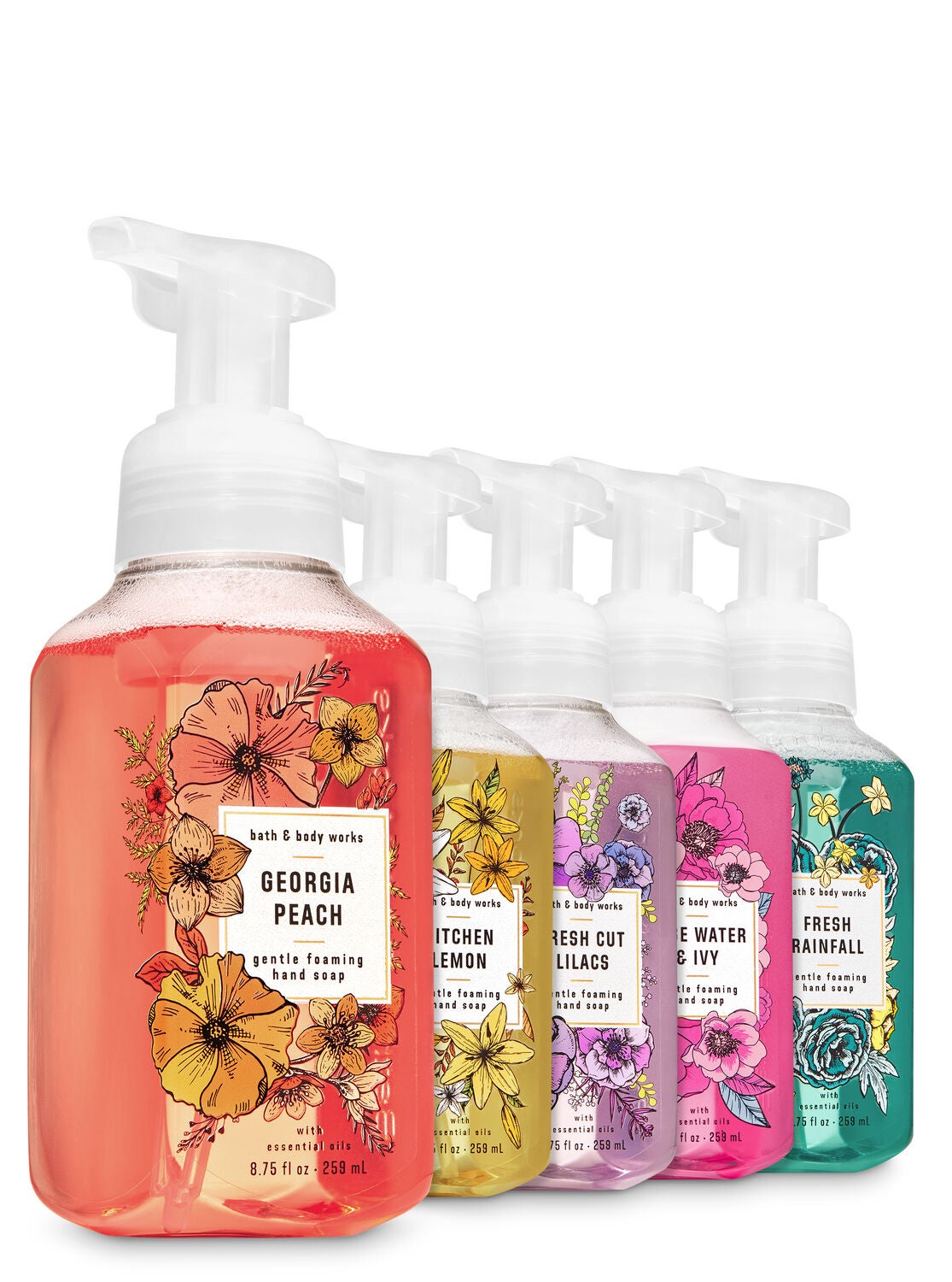 Fresh & Springy Gentle Foaming Hand Soap, 5-Pack - Bath And Body Works