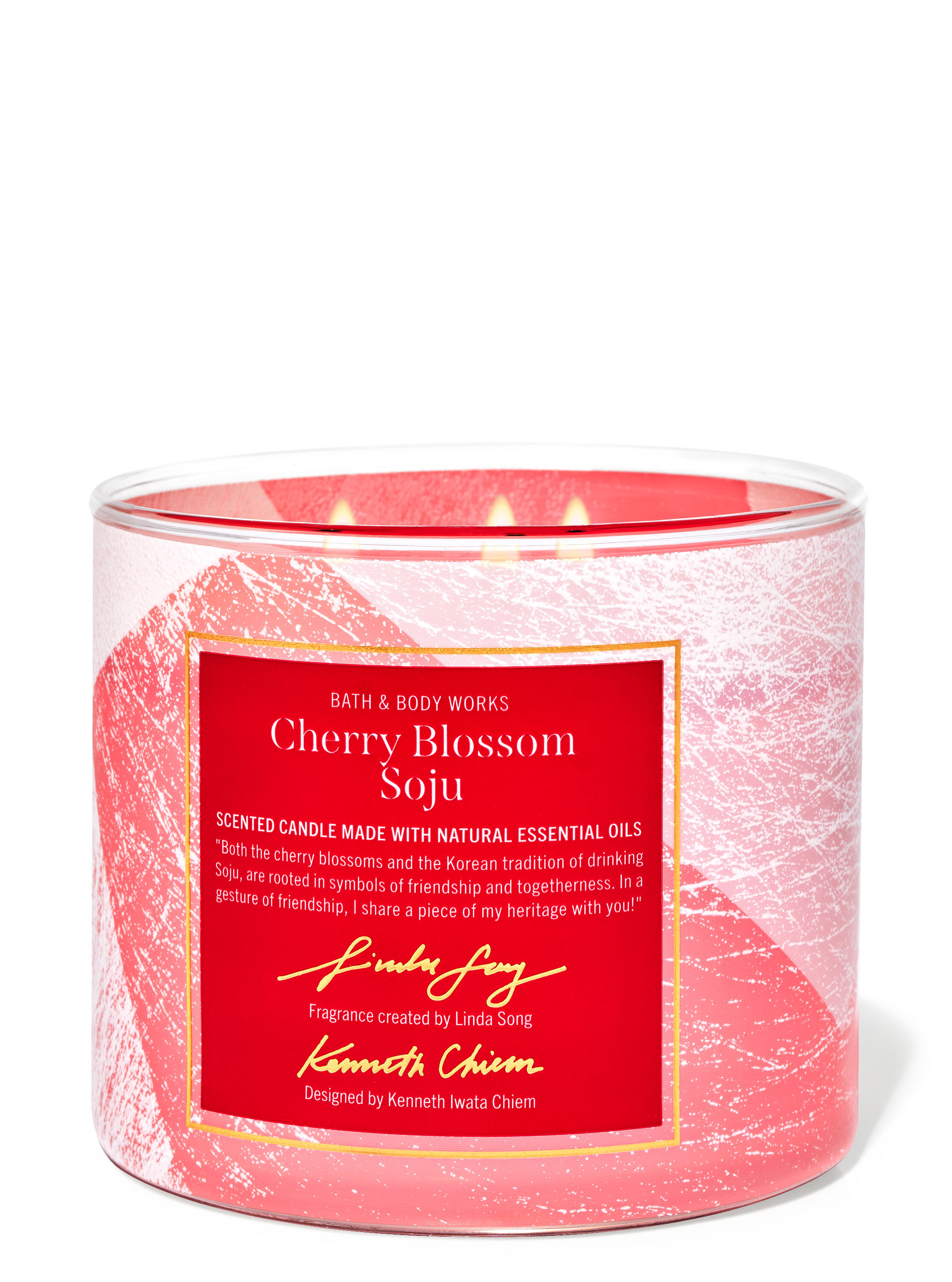 Cherry Blossom Soju 3-Wick Candle