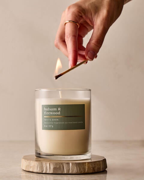 Balsam & Firewood Single Wick Candle