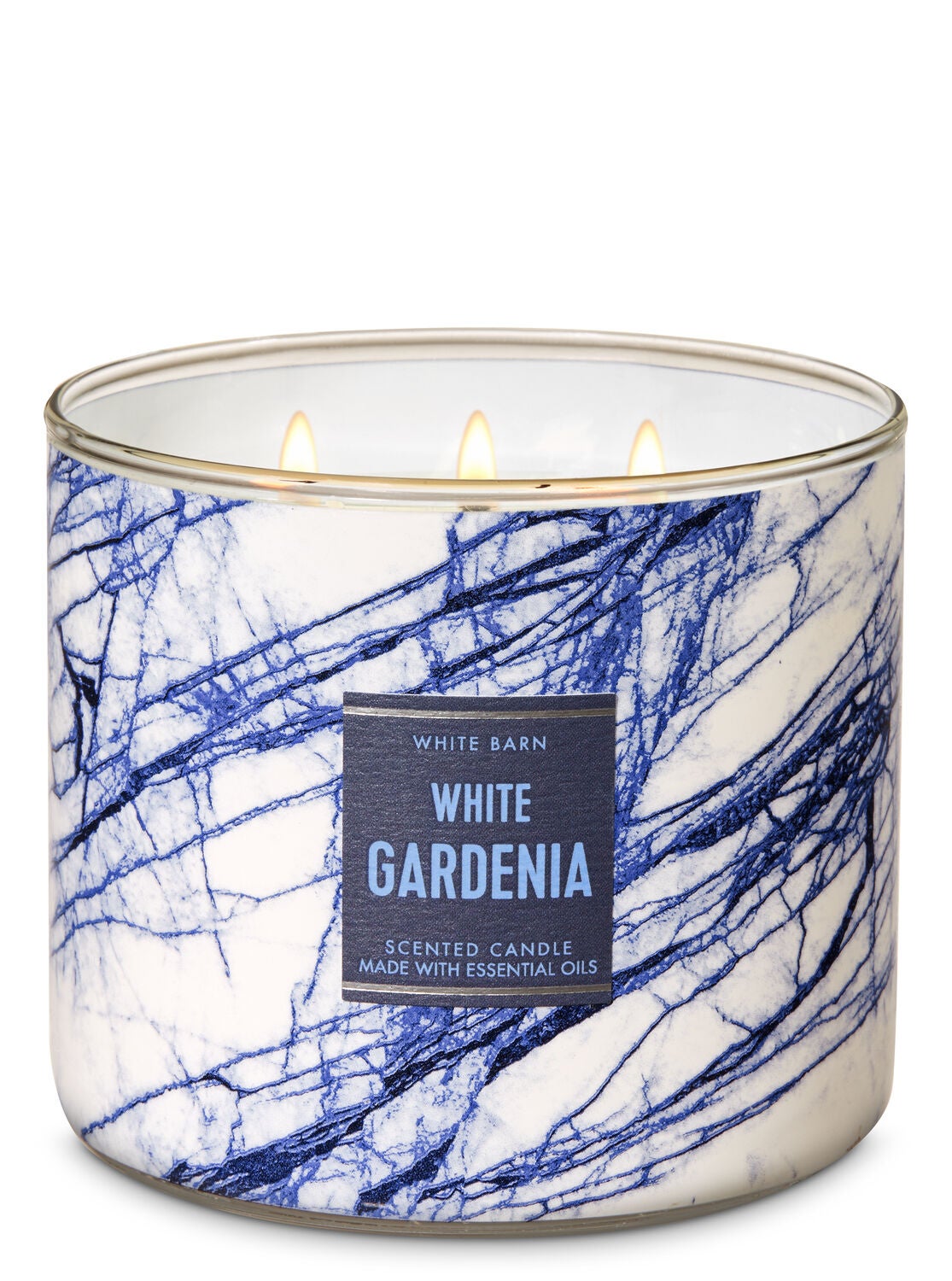 White Gardenia 3-Wick Candle - Bath And Body Works