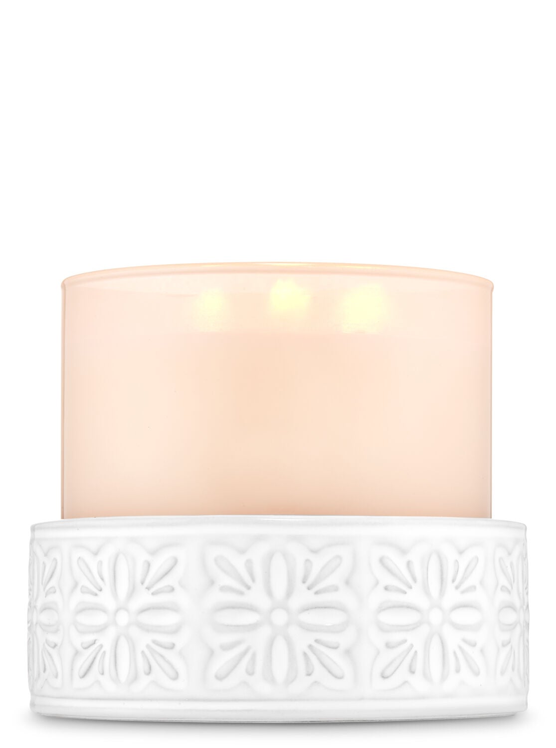 Flower Ceramic 3-Wick Candle Holder - Bath And Body Works