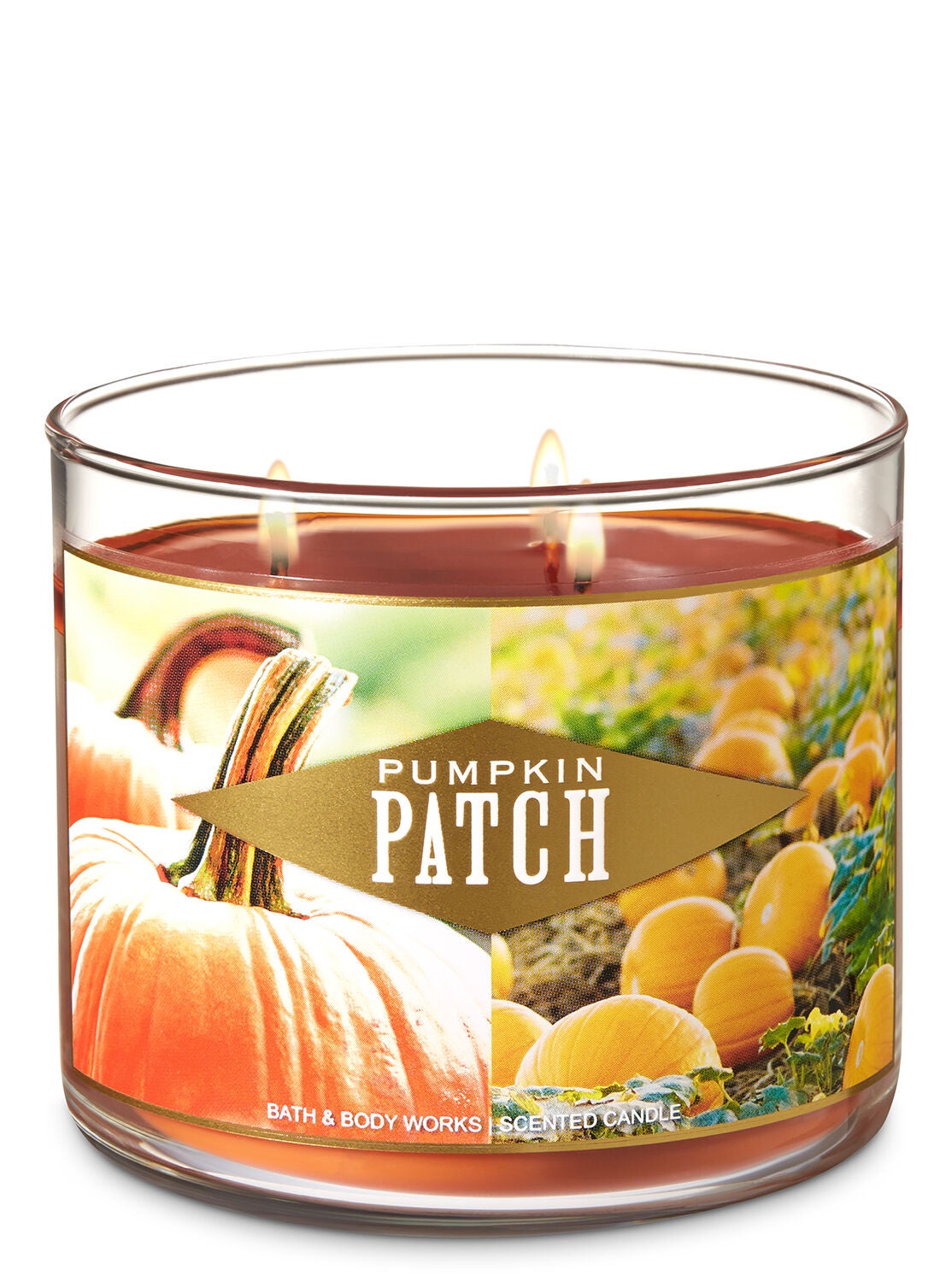 Pumpkin Patch 3-Wick Candle - Bath And Body Works