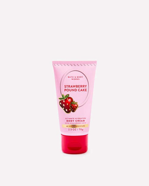 Strawberry Pound Cake Travel Size Ultimate Hydration Body Cream