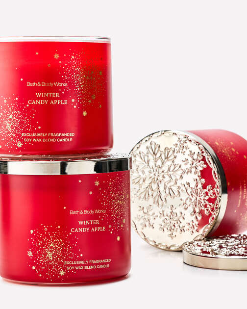 Winter Candy Apple 3-Wick Candle
