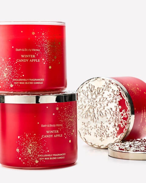 Winter Candy Apple 3-Wick Candle