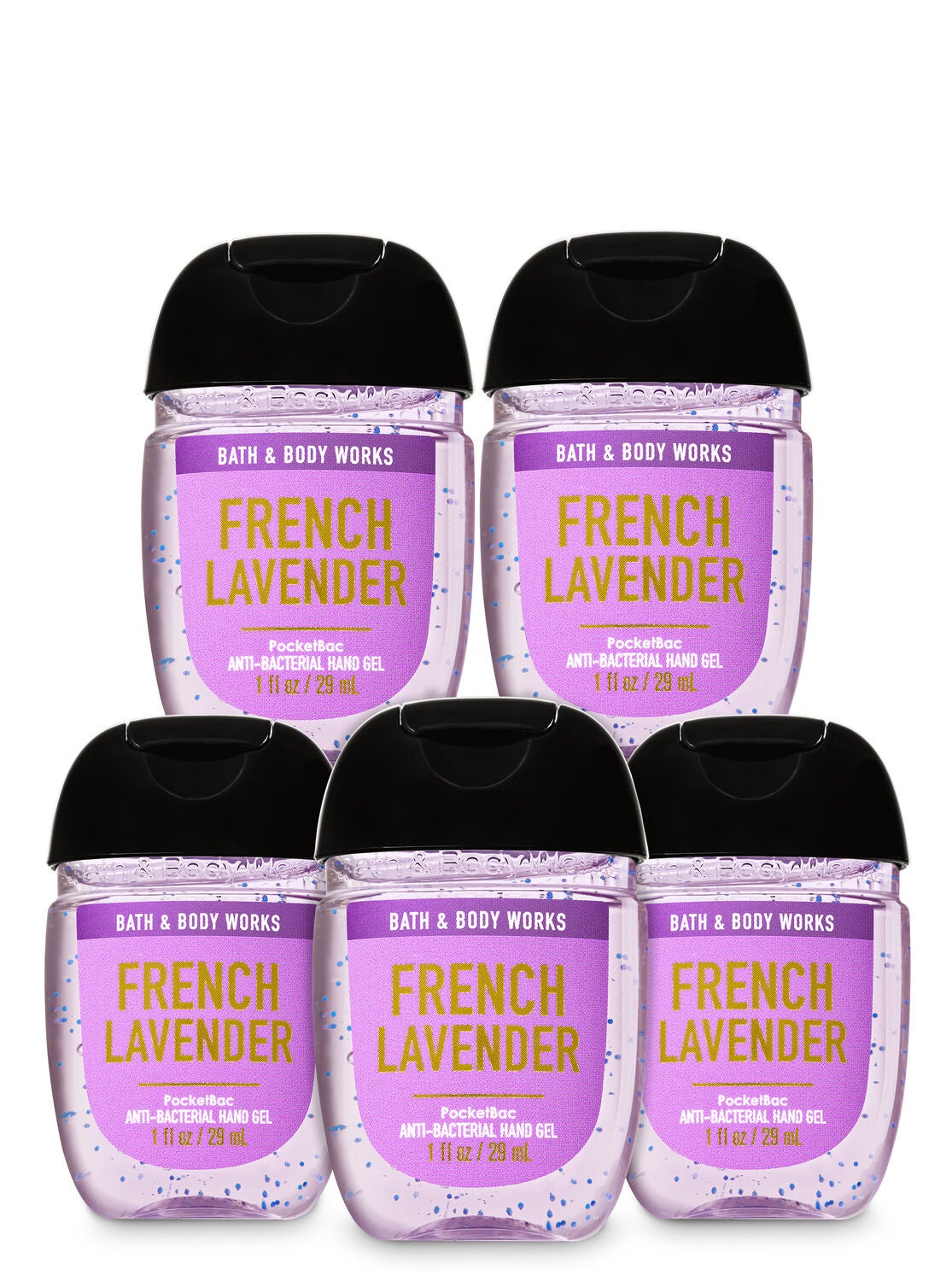 French Lavender PocketBac Hand Sanitizers, 5-Pack - Bath And Body Works
