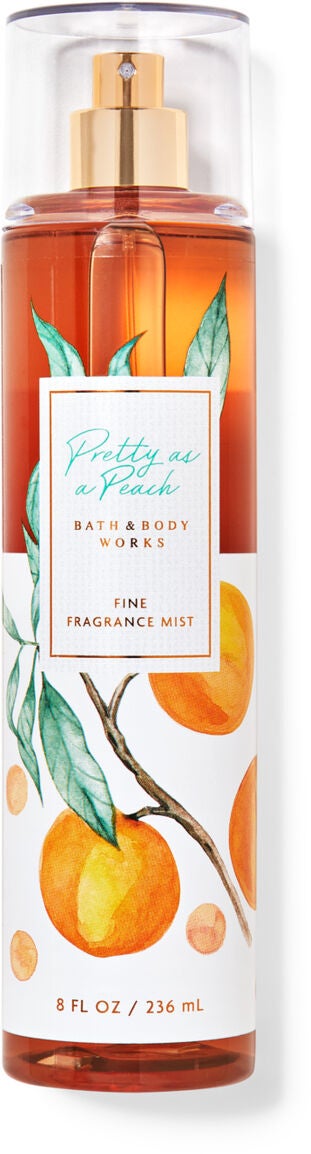 Peach body spray bath and body works 2025