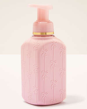 Pink Silicone Bows Gentle & Clean Foaming Hand Soap Dispenser