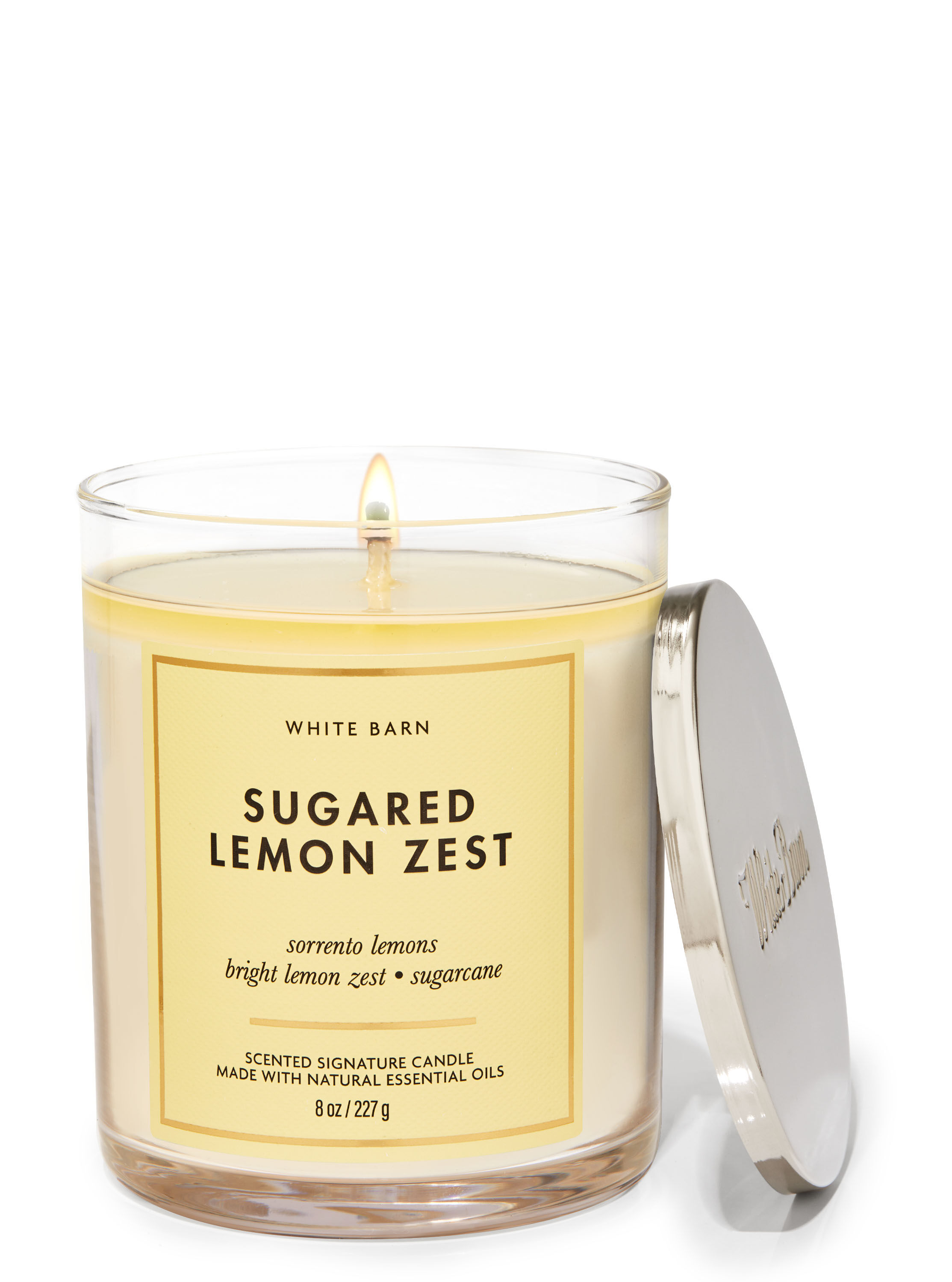 Sugared Lemon Zest Single Wick Candle