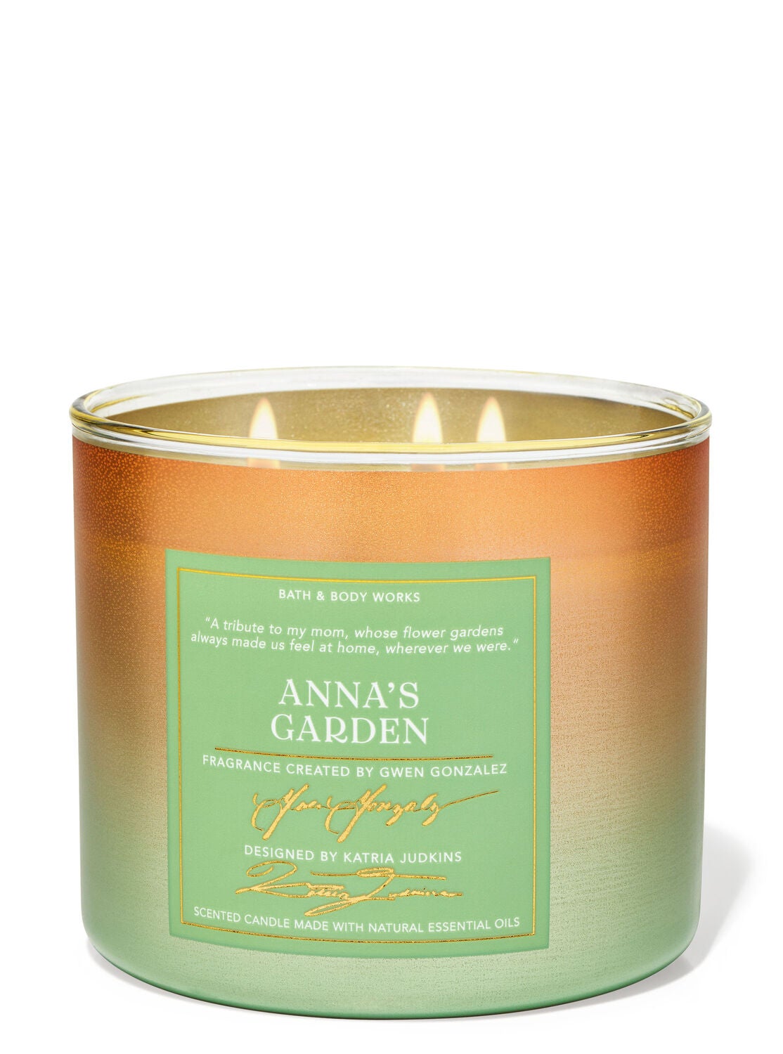 Anna's Garden 3-Wick Candle
